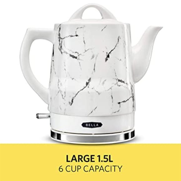 1.5 Liter Electric Ceramic Tea Kettle with Boil Dry Protection & Detachable Swiv - Picture 5 of 9